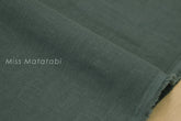 Kobayashi solid double gauze - slate green
